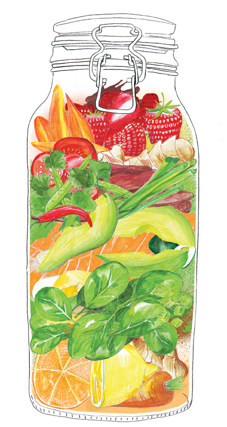 Jar to illustrate nutritional value - Back On Track by Fiona Ford - Meyer & Meyer Sport 2015