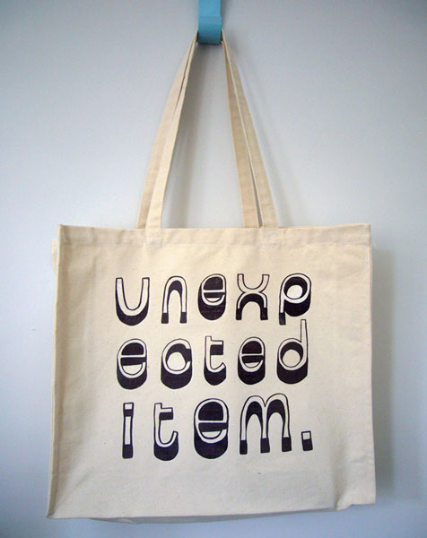 Unexpected Item - Shopping bag design - personal work